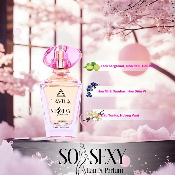 Nước hoa nữ LAVILA SO SEXY 60ML