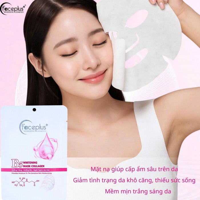 Mặt nạ mặt FACEPLUS B5 TRẮNG COLLAGEN