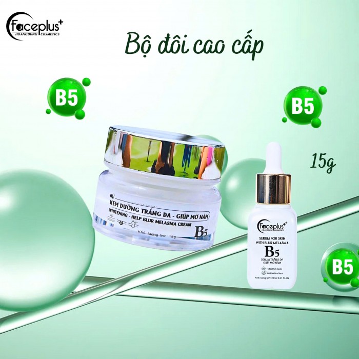 Kem mặt FACEPLUS B5 TRẮNG 15g dưỡng trắng da giúp mờ nám