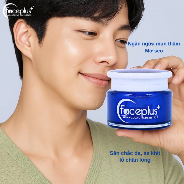 Kem mặt FACEPLUS B5 MEN ngừa mụn trắng da 25g Kem mặt FACEPLUS B5 MEN ngừa mụn trắng da 25g