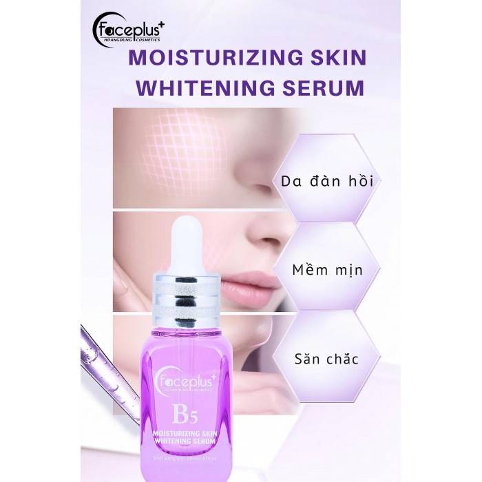 Serum FACEPLUS B5 TÍM 20ml dưỡng ẩm trắng da