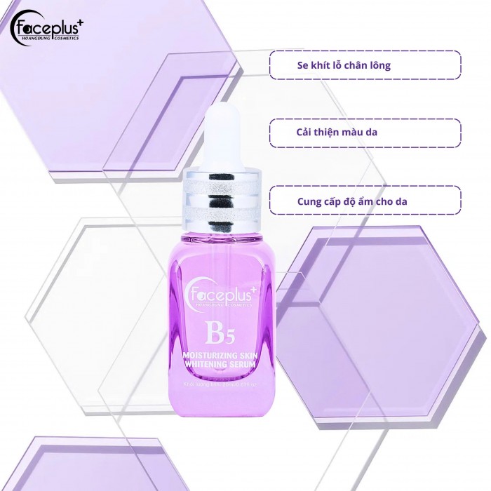 Serum FACEPLUS B5 TÍM 20ml dưỡng ẩm trắng da