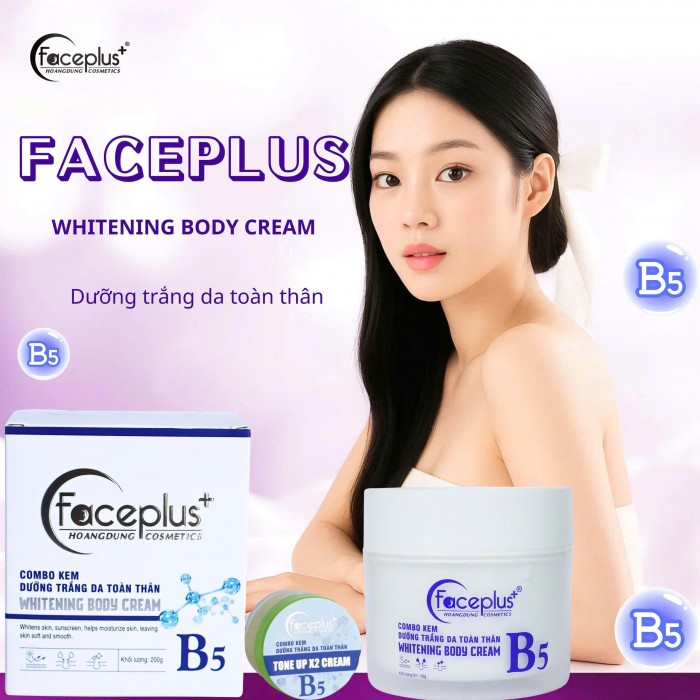 Combo kem body FACEPLUS B5 TRẮNG dưỡng trắng da toàn thân