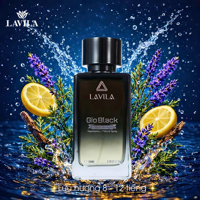 Nước hoa nam LAVILA GIO BLACK FOR MEN 100ML