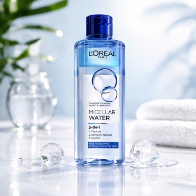 Nước tẩy trang L'Oreal Paris 3-in-1 Micellar Water 400ml