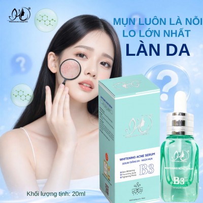Serum mặt HD HOÀNG DŨNG ngừa mụn trắng da 20ml