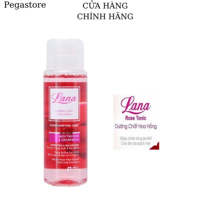 Toner nước hoa hồng Rose Purifying Tonic Lana 150Ml