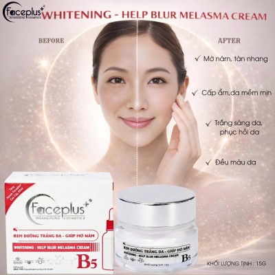 Kem mặt FACEPLUS B5 TRẮNG 15G mờ nám dưỡng trắng da